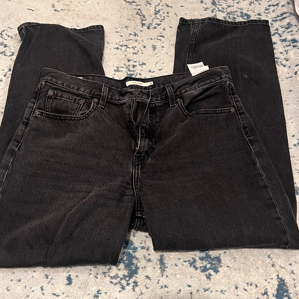 Levi’s black loose straight jeans size 30